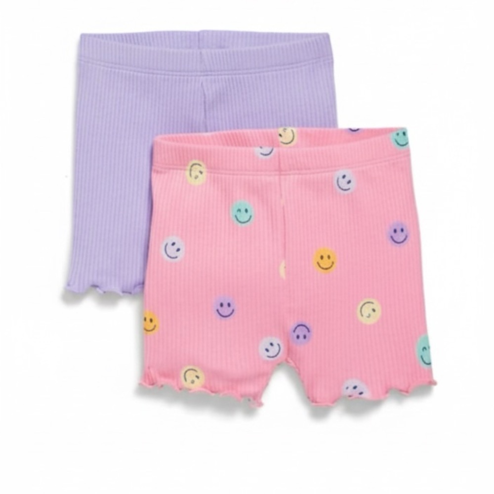Old Navy Rib-Knit Biker Shorts 2-Pack for Baby